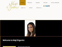 Tablet Screenshot of majiorganics.com